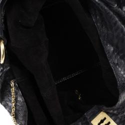 Pre Owned Celine Black Python Hobo