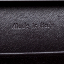 Pre Owned Celine Tri Color Leather and Snakeskin Envelope Chain Clutch