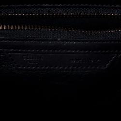 Pre Owned Celine Tricolor Leather Micro Luggage Tote