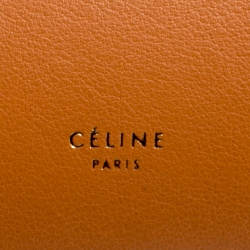 Pre Owned Celine Bicolor Leather Medium Belt Bag