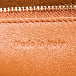 Pre Owned Celine Bicolor Leather Medium Belt Bag