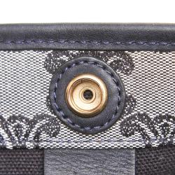 Pre Owned Celine Black Macadam Jacquard Tote Bag