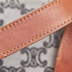 Pre Owned Celine Black Macadam Jacquard Tote Bag