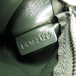 Pre Owned Celine Dark Green Shearling Small Chain Bag 