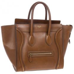 celine mini luggage tan