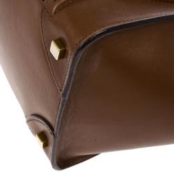 Pre Owned Celine Mini Luggage Tan Tote