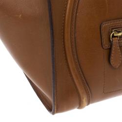 Pre Owned Celine Mini Luggage Tan Tote