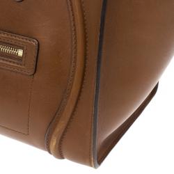 Pre Owned Celine Mini Luggage Tan Tote