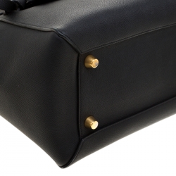 Pre Owned Celine Black Leather Micro Belt Bag