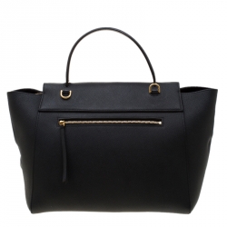 Pre Owned Celine Black Leather Micro Belt Bag