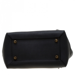 Pre Owned Celine Black Leather Micro Belt Bag