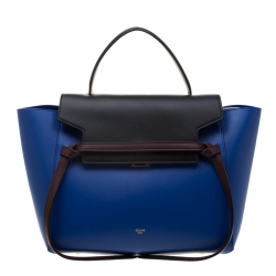 Pre Owned Celine Tri Color Leather Belt Bag