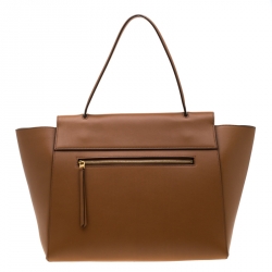 Pre Owned Celine Brown Leather Belt Bag 