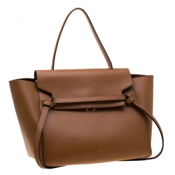 Pre Owned Celine Brown Leather Belt Bag 