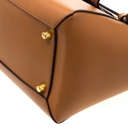 Pre Owned Celine Brown Leather Belt Bag 