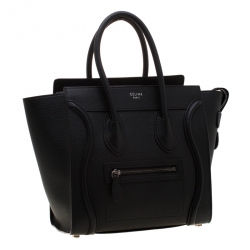 مملوكة مسبقًا حقيبة يد سيلين مايكرو لاغدغ جلد ثلاثية  اللون