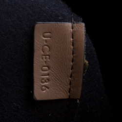 Pre Owned Celine Tri Color Leather Twisted Cabas Tote