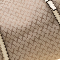 مملوكة مسبقًا حقيبة يد سيلين شوبر نقش تمساح وكانفاس ماكادام بيج فاتحة/ بيج