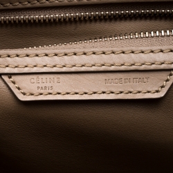 مملوكة مسبقًا Celine Beige Leather Vermillion Mini Luggage Tote