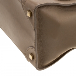 مملوكة مسبقًا Celine Beige Leather Vermillion Mini Luggage Tote