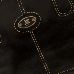 Pre Owned Celine Black Leather Bowler Bag