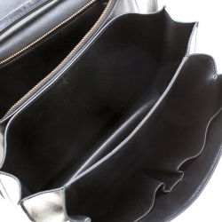 Pre Owned Celine Black Leather Medium Classic Box Shoulder Bag