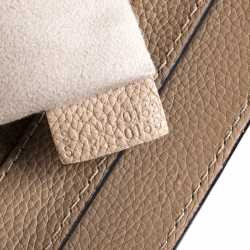 Pre Owned Celine Beige Leather Mini Luggage Tote