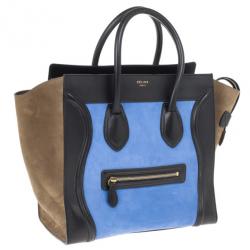 Pre Owned Celine Tricolor Mini Lugggage Tote
