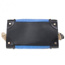 Pre Owned Celine Tricolor Mini Lugggage Tote