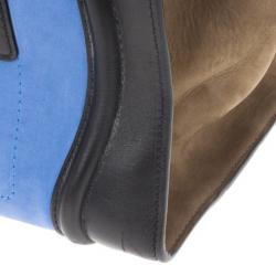 Pre Owned Celine Tricolor Mini Lugggage Tote