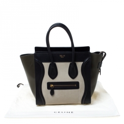 مملوكة مسبقًا حقيبة سيلين مايكرو لاغيدج جلد ثلاثية اللون