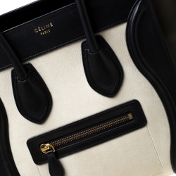 مملوكة مسبقًا حقيبة سيلين مايكرو لاغيدج جلد ثلاثية اللون