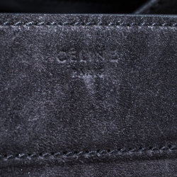 Pre Owned Celine Black Nubuck and Leather Medium Phantom Luggage Tote