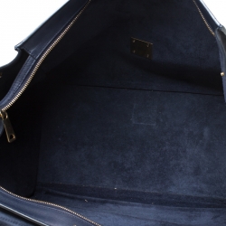 Pre Owned Celine Tri Color Leather and Suede Large Trapeze Tote