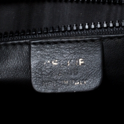 Pre Owned Celine Black Leather Shoulder Bag