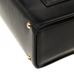 Pre Owned Celine Black Leather Shoulder Bag