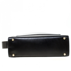 Pre Owned Celine Black Leather Shoulder Bag