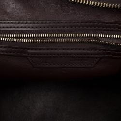 Pre Owned Celine Tri-color Mini Luggage Tote