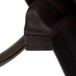 Pre Owned Celine Tri-color Mini Luggage Tote