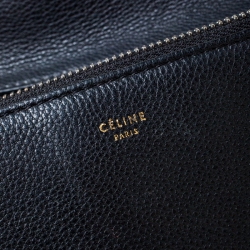 Pre Owned Celine Black Leather Medium Edge Bag