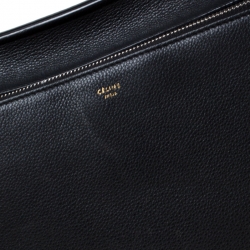 Pre Owned Celine Black Leather Medium Edge Bag