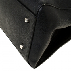 Pre Owned Celine Black Leather Medium Edge Bag