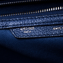 Pre Owned حقيبة سيلين ميني لاغيدج جلد أزرق