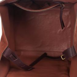 Pre Owned Celine Suede Orange Phantom Small Bag