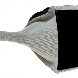 مملوكة مسبقًا حقيبة سيلين ترابيز متوسطة كانفاس وجلد سوداء/ بيج