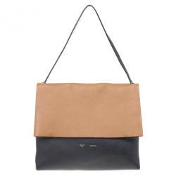 Pre Owned Celine All Soft Calfskin Mellow Shoulder Bag and Pouch