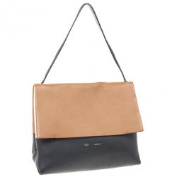 Pre Owned Celine All Soft Calfskin Mellow Shoulder Bag and Pouch