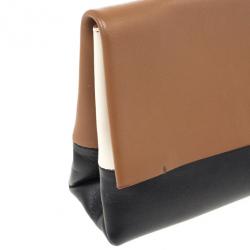 Pre Owned Celine All Soft Calfskin Mellow Shoulder Bag and Pouch