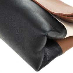 Pre Owned Celine All Soft Calfskin Mellow Shoulder Bag and Pouch