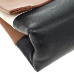 Pre Owned Celine All Soft Calfskin Mellow Shoulder Bag and Pouch